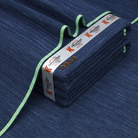Blue Lobelia Cotton khaddi kk-346