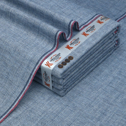 Grey Blueberry Cotton khaddi kk-344