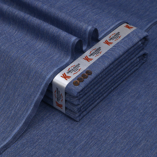 Royal Hyacinth Chambray khaddi kk-333