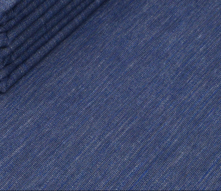 Royal Hyacinth Chambray khaddi kk-333