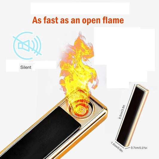 Perfect Portable Lighter Upgrade Your Lighting: Coil Slim Lighter - Rechargeable & Windproof