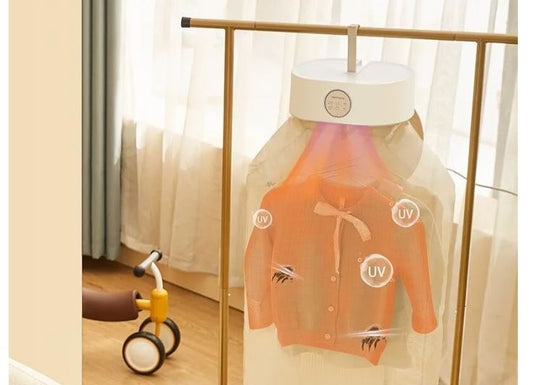 Wrinkle-Free Clothes Drying Machine: No Spin, Safe for Delicates